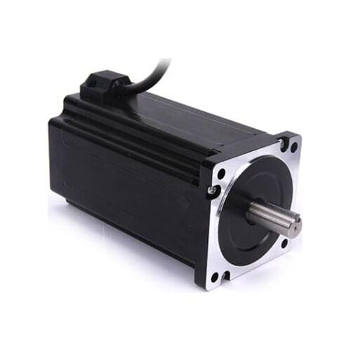 86 stepper motor two-phase 86 torque 12 N.m fuselage 156 mm The diameter of axle 12.7mm 4 wire hybrid stepper motor