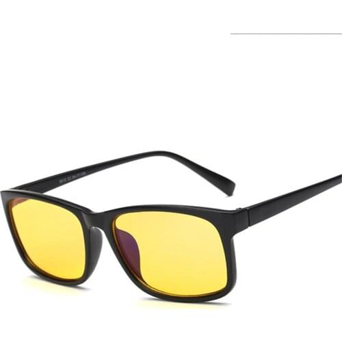 Anti-Blue Light Glasses Defence-Radiation Computer Glasses Men And Women Night Driving Yellow Lenses Gaming Glasses