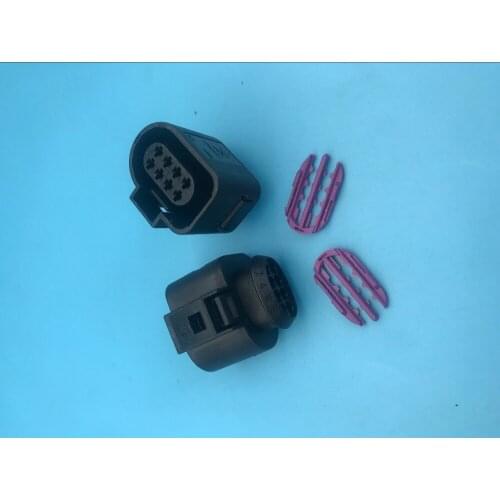 Free shipping 2 pcs 1J0973714 female 1.5mm 8 pin waterproof automotive electrical wire connector with stock