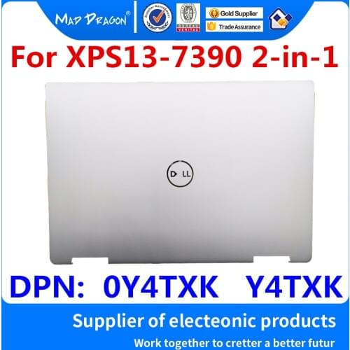 Laptop NEW original LCD Rear Cover Top Shell Screen Lid Silver A case For Dell XPS 13 7390 XPS13-7390 2-in-1 0Y4TXK Y4TXK