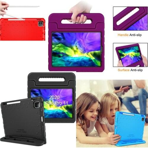 Kids EVA Foam Cover Shockproof Tough Handle Stand Tablet Case For Apple iPad 11 Pro 2020 A2228 A2231