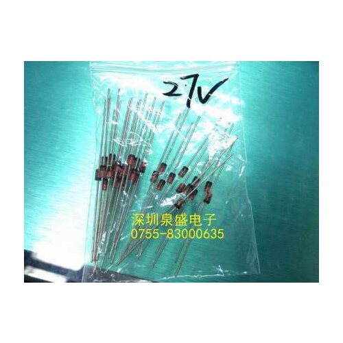 1W Voltage regulator diode 27V 1N4750A Glass seal