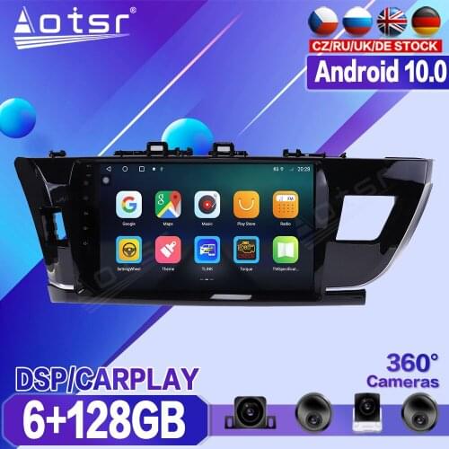 For Toyota Corolla 2010 2011 2012 - 2017 Car Multimedia Player Recorder Stereo Android Radio GPS Auto Audio Navigation Head Unit