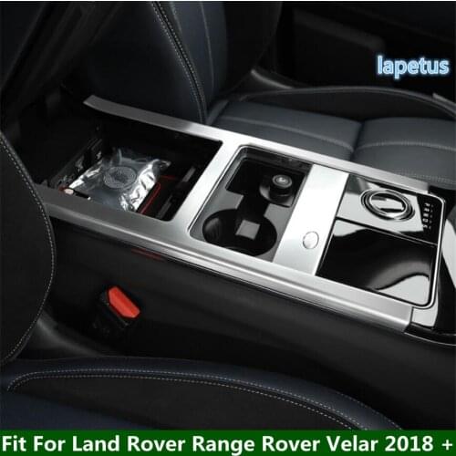 Middle Control Gear Shift Gearshift Box Panel Frame Cover Trim Bezel Molding Fit For Land Rover Range Rover Velar 2018 - 2021