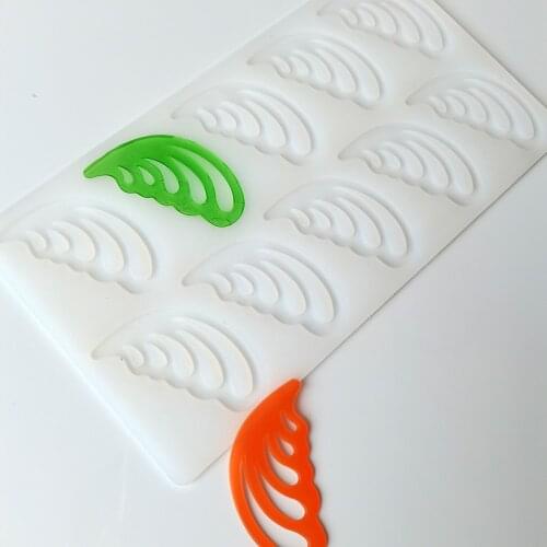 Hot Cake Decorating Tools DIY 3D wing Shape Silicone Mold Cupcake Silicone Mold Chocolate Mould Decor Muffin Pan Baking Stencil