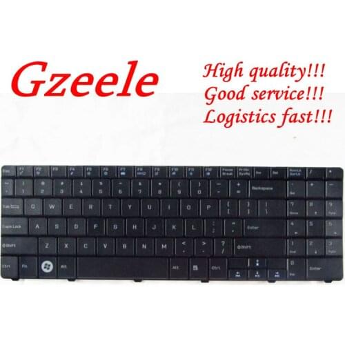 GZEELE English Keyboard for MSI CX640 CR640 CR643 CX640DX A6400 US Layout with frame 0KN0-XV1HE11 V128862AS1-HE 0KN0-XV2US08