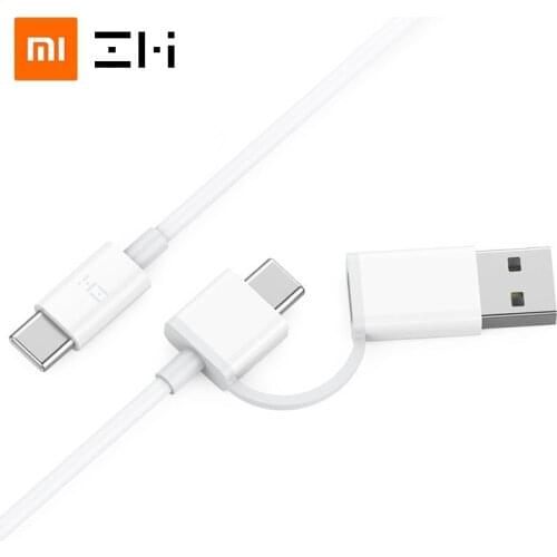 ZMI 2 in 1 usb type c to usb type c cable for macbook pro Samsung xiaomi notebook charger pd fast charging 3A