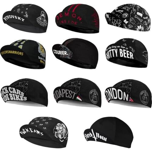 Classic Black Cycling Caps Summer MTB Road Bicycle Outdoor Sports Bike Hat Gorra Ciclismo 11 Style Arbitrary Choice