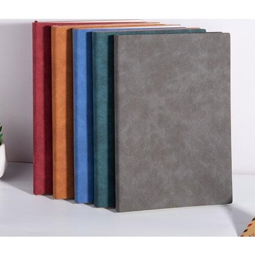 Classic Notebook Faux Leather Intimate Notepad A5 Thickened Stationery Calligraphy Book Simple Office With Temperament