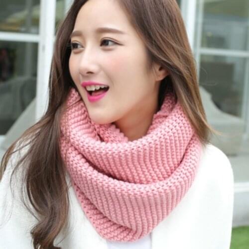 Fashion New Unisex Winter Scarf Knitted Scarves Collar Neck Warmer Womens Scarves