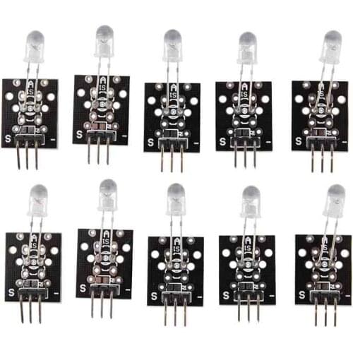 10Pcs KY-005 38KHz Infrared IR Transmitter Sensor Module For Arduino