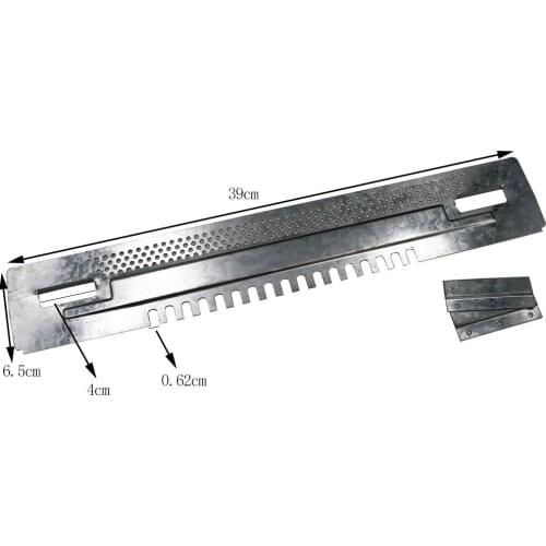 5 PCS Bee Knives Beekeeping Tool Knives Metal Nest Door Galvanized Versatile Dual-use Nest Door Bee Box Beehive Equipment