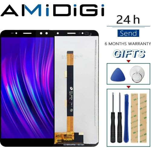 For Original Vernee X LCD Display +Touch Screen Digitizer Assembly Replacement Parts 2160*1080P 6.0 inch 18:9 FHD For Vernee X1