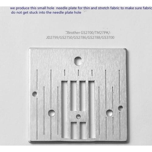 NEEDLE THROAT PLATE Zig Zag (A) Brother BM2800 BM2800CT BM2800FG BM3550FG BM3700 for thin fabric and stretch fabric
