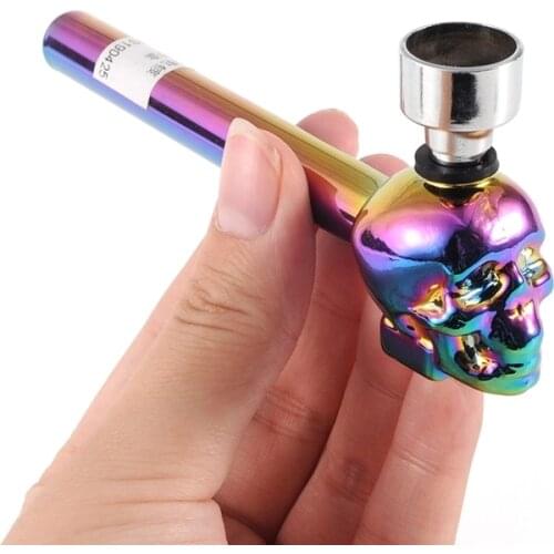 Portable Mini Smoking Pipes Glass Tobacco Pipe for Smoking Bowl Filter Random Color Smoking Tool Accessories Herb Pipes Accessor