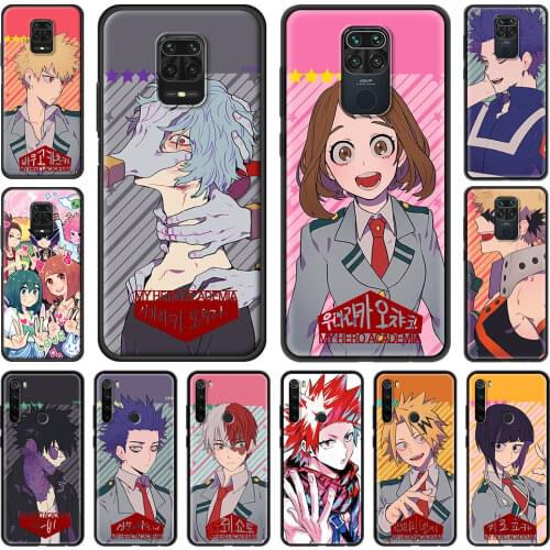 My Hero Academia Manga Silicone Phone Case For Fundas Redmi Note 9S 9 8 2021 9A 9C 8T 9T 10 Pro 7 7A 8A 6 6A 4G TPU Shell Cover
