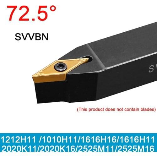 SVVBN1212H11 SVVBN1010H11 SVVBN1616H16 SVVBN1616H11 SVVBN2020K11/K16 SVVBN2525M11/M16 72.5° CNC turning tool bar for VBMT insert