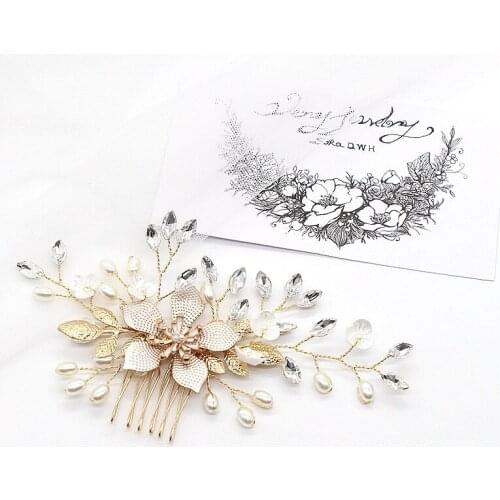 Tiaras Hairpin Accessories Bridal Hair Comb Ladies Headdress Jewelry For Wedding Jewelry Crown расческа для волос