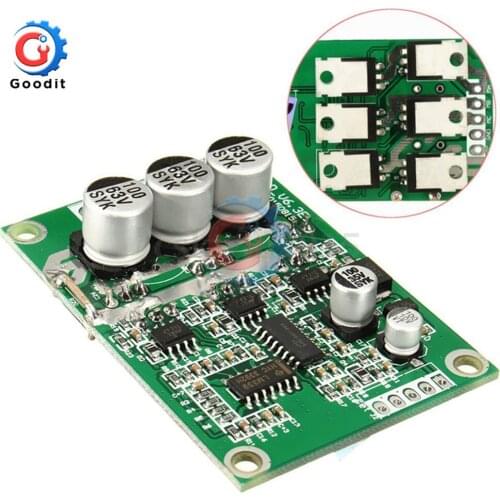 DC 12V-36V 500W PWM Brushless Motor Controller Hall Motor Balancing Automotive Balanced BLDC Car Driver Control Board Module