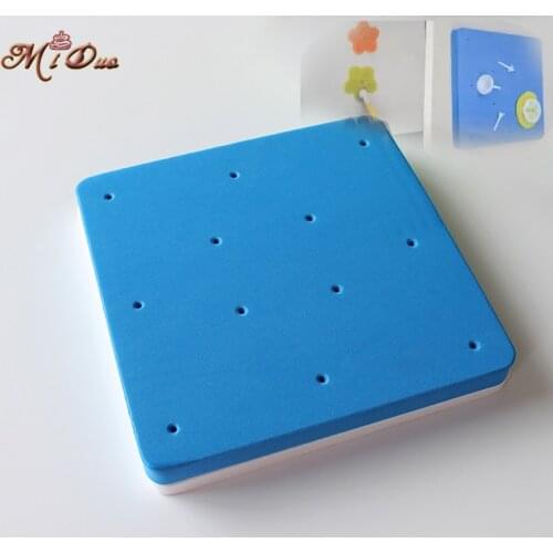 High Quality 12-Holes Fondant Cake Foam Pad Sponge Gum Paste Decorating Sugarcraft Flower Modelling Kitchen Tool
