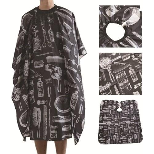 Adult Salon Hairdressing Cape Hairdresser Hair Cutting Gown Barber Cape Hairdresser Cape Gown Cloth Waterproof Hair Cloth