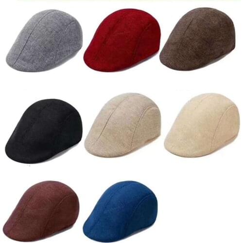 2020 New Men Summer Visor Hat Sunhat Mesh Running Sport Casual Breathable Beret Flat Cap #1103