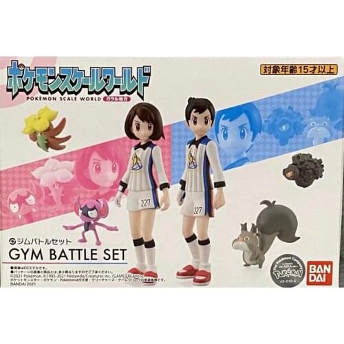 8CM Original BANDAI Pokemon CANDY TOY Galar Region 1/20 GYM BATTLE SET Pokemon Figures Model Cartoon Action Anime Toys Gifts