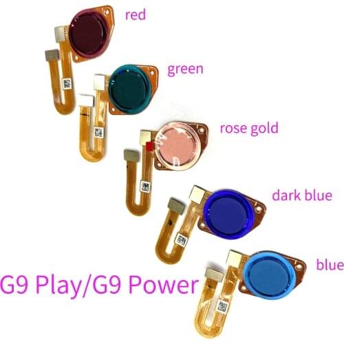 For Motorola Moto G9 Play Fingerprint Sensor Reader Touch ID Home Button Key Flex Cable