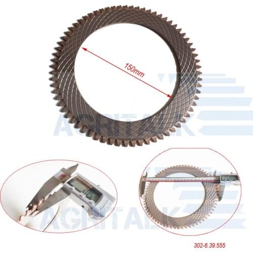 Guangxi Yuchai bulldozer YCT306S parts, the friction plate/steering clutch driving plate, Part number: 302-6.39.555/302-6.39.556
