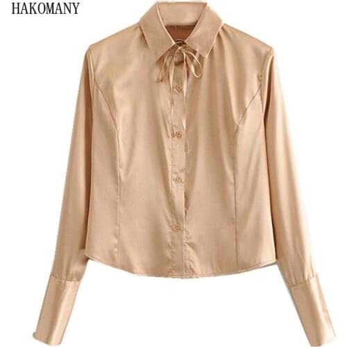 HAKOMANY Silk Blouses