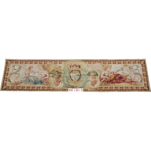 Beautiful Tapestry Chinese Wall Tapestry Embroidery Tapestry Knitters Wool Needle Vintage French Aubusson Tapestry