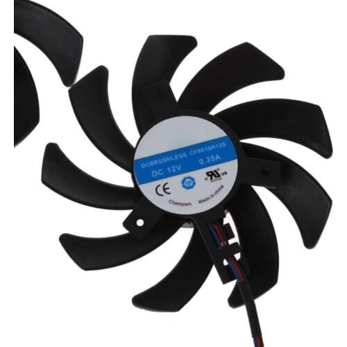 2pcs/set New CF9010H12S RX 480/470 VGA GPU Cooler Graphics Fan For XFX R9 390X/390 8G RX480 RX470 Video Card Cooling