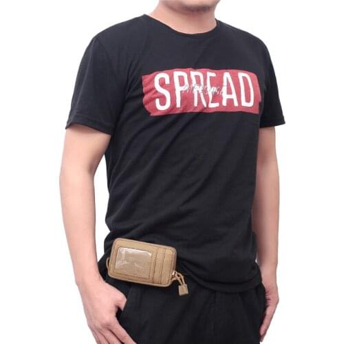 Men Outdoor Waterproof Wallet, Card Purse, Slim Portable Square Zipper Money Large Capacity Waist Pack