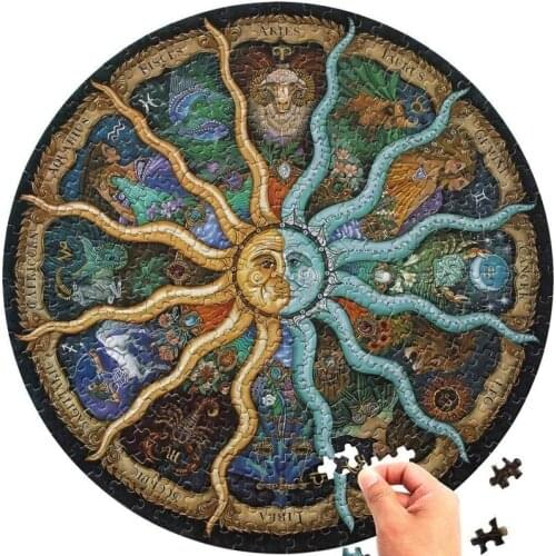 1000pcs Jigsaw Puzzles Wooden Paper Puzzles Toys Educational Puzzle Toy for Kids/Adults Gift Bedroom Decoration Stickers