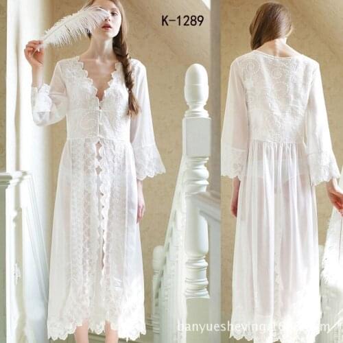 Maxi Maternity Pregnant women Photography Props Long Dress white Romantic See-Through Nightdress Personal portrait
