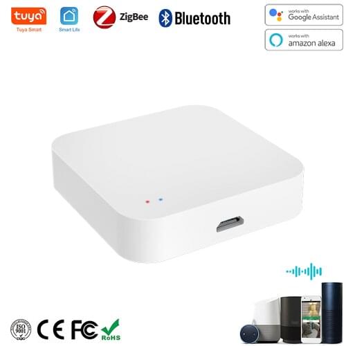 Tuya Zigbee Gateway Smart Home Zigbee Hub Remote Control Via Smart Life APP Works with Alexa Google Home