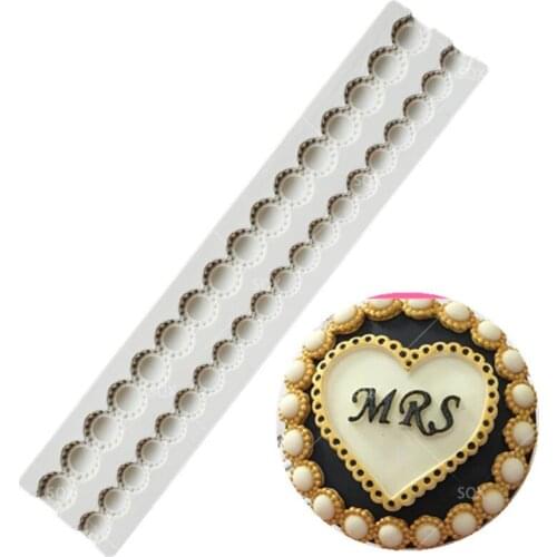 Pearl Shaped Silicone Fondant Mould Cake Decorating Baking Tools Kitchen Accessories SQ15194