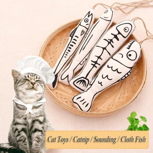 Pet Cat Supplies Fish Toys Funny Cat Toy Catnip Natural Playing Toys Matatabi Fish Shape Kitten Toys Cat Stick