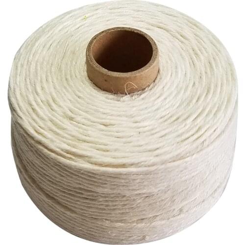 100% Natural Linen rope high tenacity twine cords 100m/roll handmade accessory DIY