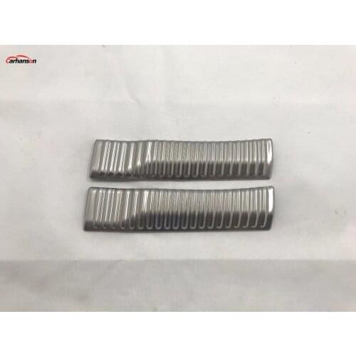 For Car Accessories Styling Suzuki Ignis 2016-2018 Rear Bumper Sill Protector Scuff Palte Stainless Steel Rearguard Car Sticker