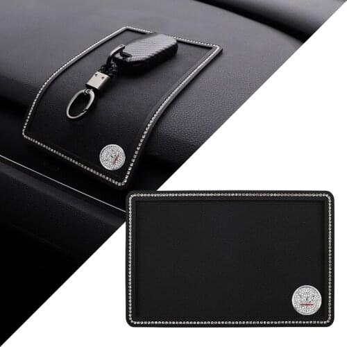 1Pcs Car Styling Crystal Non-Slip Mat For Maserati Ghibli President Levante MC20 GranCabrio GranTurismo Spyder COUPE Accessories