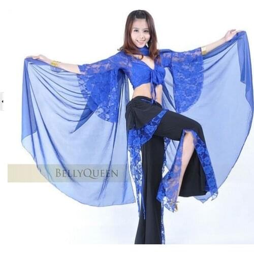 1 piece 250x120 cm New gypsy sari tribal belly dance accessories indian dress chiffon scarf scarves belly dancing accessories