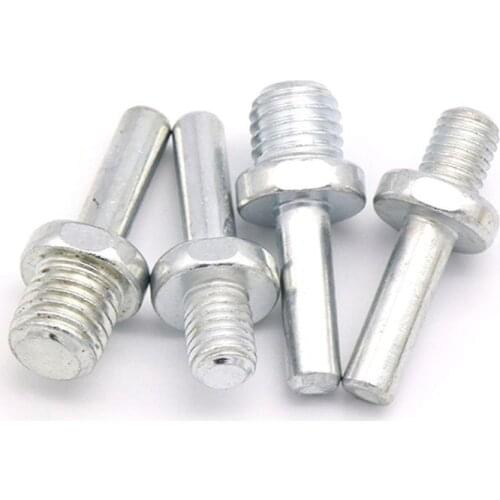 10mm/14mm Hard Alloy M10/M14 Screw Spindle Drill Adapter Backing Pad Wire Brush Connecting Rod for Car Polish