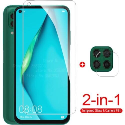 2in1 Camera Lens Protective Glass For Huawei p40 lite e p30 p40pro + p 30 40 lite 40lite 40pro p20 light Screen Protector Films