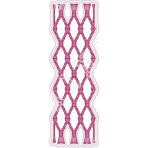 New Diamond Frame Cover Metal Cutting Dies Scrapbook Diary Decoration Stencil Embossing Template DIY Greeting Card Maker Albums