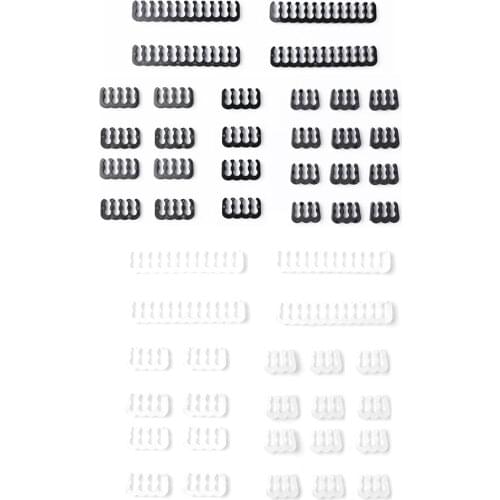 24pcs Cable Comb Organizer for Computer Cable Manager Clamp Clips for 3.0-3.6mm PC Power Cables Wiring 6/8/24 Pin Connector