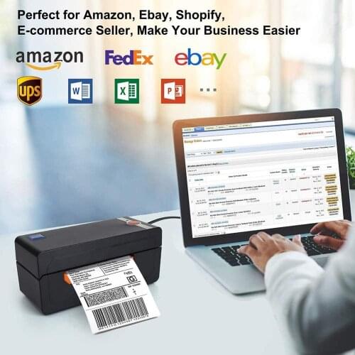 4x6 Shipping Thermal Barcode Label Printer Commercial Grade High Speed Printer Compatible with eBay USPS Barcode Printer