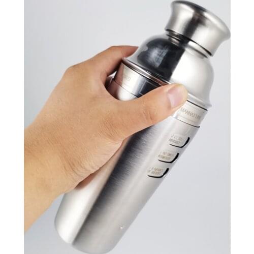 700Ml Cocktail Shaker Measuring Stainless Steel Bar Drink Mixer Bartender Strainer Drink Mixer Set
