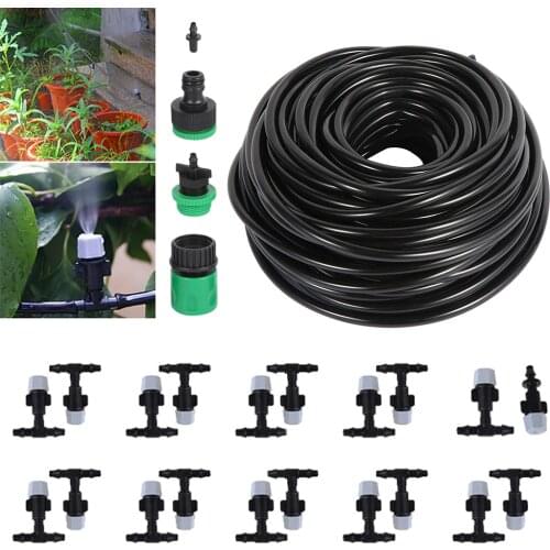 Automatic Drip Irrigation System Garden Adjustable Nozzles Drip Irrigation Watering Sprinkler cooling Emitter Flower Vegetable