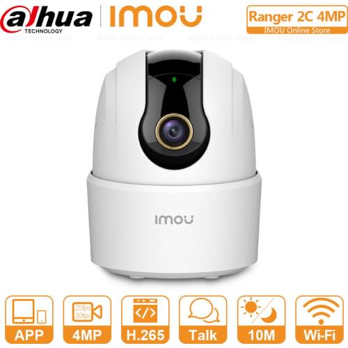 Dahua 4MP Wi-Fi Camera 360° Coverage Built-in Siren Smart Tracking Privacy Mode Abnormal Sound Alarm TWo-Way Audio Support ONVIF